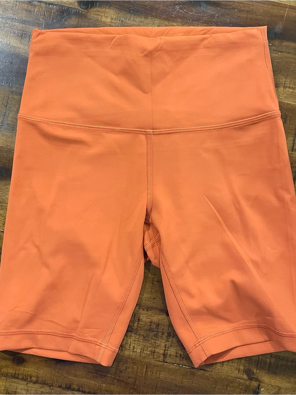 Lululemon Wunder Train High Rise 8” Shorts Canyon Orange Size 6